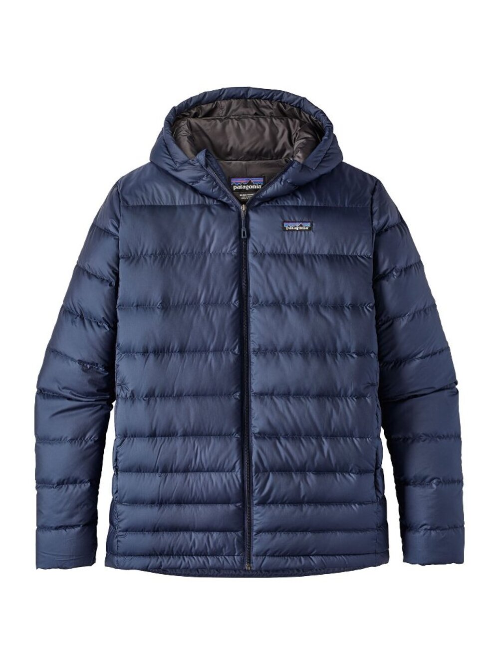 Patagonia Men's Hi-Loft Down Hoody Puffer Jacket Navy Blue Size M